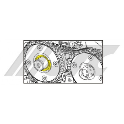 Головка для провертання розподілвалу VAG 1.8, 2.0 TFSI 4501 JTC Головка для провертання розподілвалу VAG 1.8, 2.0 TFSI 4501 JTC