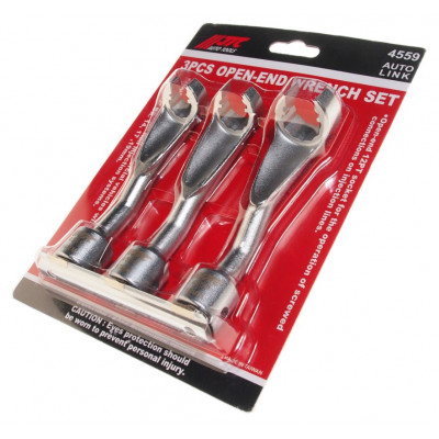 Набір спецключів для паливних з'єднань 14, 17, 19мм 3од. 4559 JTC Набір спецключів для паливних з'єднань 14, 17, 19мм 3од. 4559 JTC