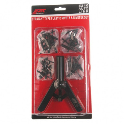 Закльопник з комплектом нейлонових заклепок 5210 JTC Закльопник з комплектом нейлонових заклепок 5210 JTC