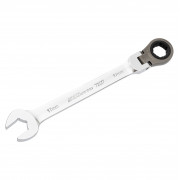 Набор рожково-накидных ключей с трещоткой 120зубцов шарнирных ANTI-SLIP 8-17мм 9ед. 7218 JTC