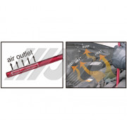 Пістолет продувний з бічним обдуванням 90°, 600мм (для радіаторів) 7826 JTC