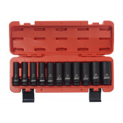 Набір головок ударних глибоких 1/2" 10-24мм 6гр. 11од. J411M JTC