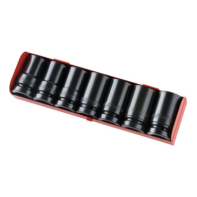 Набір ударних головок 24, 27, 30, 32, 33, 36, 38 мм 1" 7од. J807L JTC Набір ударних головок 24, 27, 30, 32, 33, 36, 38 мм 1" 7од. J807L JTC