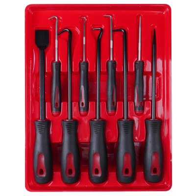 Набір гачків, скребків та шил 9од. VT01118 Набір гачків, скребків та шил 9од. VT01118