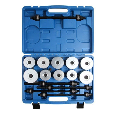 Набір для заміни втулок універсальний 34-80мм 27од. VT01357B Набір для заміни втулок універсальний 34-80мм 27од. VT01357B