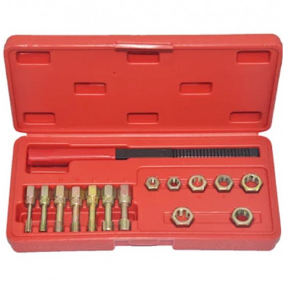 Набір для відновлення різьби метричний 15од. VT01405 Набір для відновлення різьби метричний 15од. VT01405