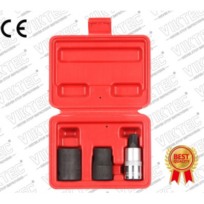 Набір п'ятигранних головок для гальмівних супортів 3од. VT01621 Набір п'ятигранних головок для гальмівних супортів 3од. VT01621