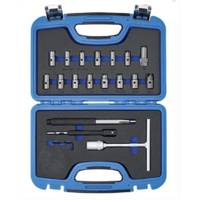 Набір для притирання сідел форсунок дизельного двигуна 19од. VT01765C Набір для притирання сідел форсунок дизельного двигуна 19од. VT01765C