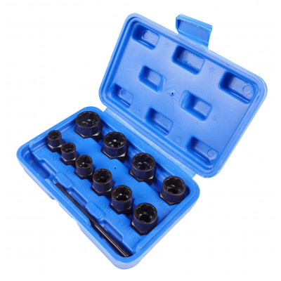 Набор головок для поврежденных болтов и гаек 3/8", 9-19мм 12ед. VT01938C Набор головок для поврежденных болтов и гаек 3/8", 9-19мм 12ед. VT01938C