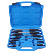 Набор отверток PH0-PH4, SL3.2-SL9.5 усиленных цельнометаллических 12ед. VT07045