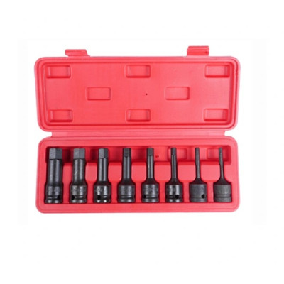 Набір головок ударних HEX 5-19 1/2" 8од. VT13101 Набір головок ударних HEX 5-19 1/2" 8од. VT13101