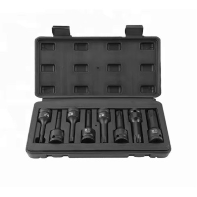 Набір головок ударних TORX T30-T80 1/2" 8од. VT13101E Набір головок ударних TORX T30-T80 1/2" 8од. VT13101E