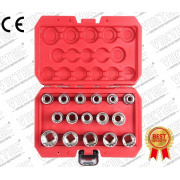 Набор головок SPLINE 8-24мм, 1/2", 16ед. VT13776