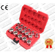 Набор головок SPLINE 8-24мм, 1/2", 16ед. VT13776