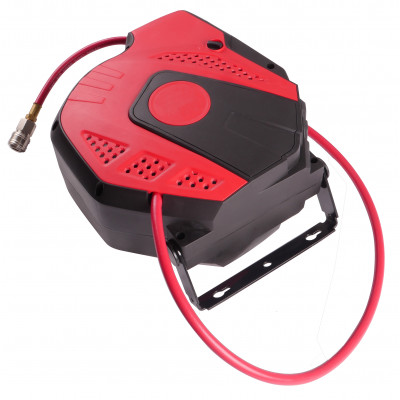 Шланг повітряний поліуретановий на котушці D=9.5мм, 15м із зворотним механізмом VT13866 Шланг повітряний поліуретановий на котушці D=9.5мм, 15м із зворотним механізмом VT13866