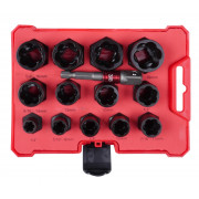         Набор головок для поврежденных болтов и гаек 14ед. VT13911