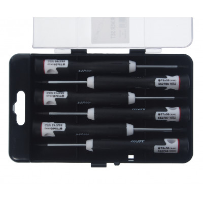 Набір викруток прецизійних TORX 6од. 5527 JTC Набір викруток прецизійних TORX 6од. 5527 JTC