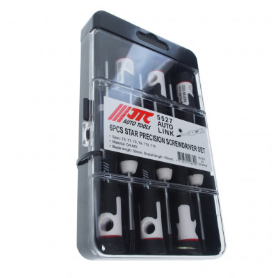 Набір викруток прецизійних TORX 6од. 5527 JTC Набір викруток прецизійних TORX 6од. 5527 JTC