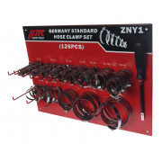 Комплект шланговых хомутов 126ед. ZNY1 JTC