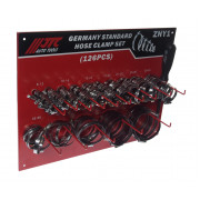 Комплект шланговых хомутов 126ед. ZNY1 JTC