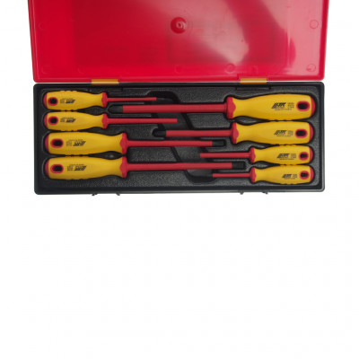 Набір викруток діелектричних SL3.0-SL5.5, PH0-PH1 7од. K9081 JTC Набір викруток діелектричних SL3.0-SL5.5, PH0-PH1 7од. K9081 JTC