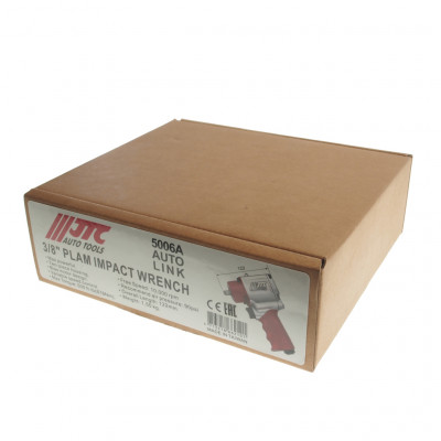 Гайковерт пневматичний 3/8'' (678Нм, 10000об/хв, 124мм, 1.55кг) 5006A JTC Гайковерт пневматичний 3/8'' (678Нм, 10000об/хв, 124мм, 1.55кг) 5006A JTC