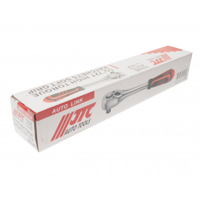 Тріскачка 1/2" 72зубця 257мм (гумова ручка) 5024B JTC Тріскачка 1/2" 72зубця 257мм (гумова ручка) 5024B JTC