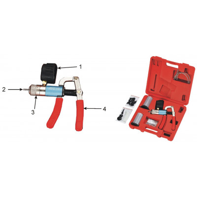 Комплект для перевірки тиску та герметичності (вакуум) 1245 JTC Комплект для перевірки тиску та герметичності (вакуум) 1245 JTC