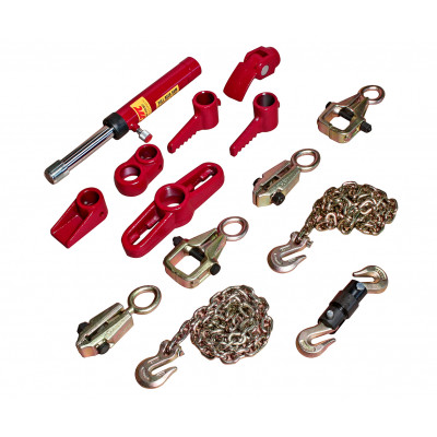 Комплект для правки кузова гідравлічний 10т 38од. HB610 JTC Комплект для правки кузова гідравлічний 10т 38од. HB610 JTC