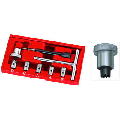 Набір для притирання сідел форсунок дизельного двигуна 9од. 4050 JTC Набір для притирання сідел форсунок дизельного двигуна 9од. 4050 JTC