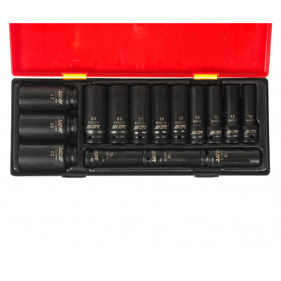 Набір головок ударних глибоких 1/2" 6гр. 15од. K4151 JTC Набір головок ударних глибоких 1/2" 6гр. 15од. K4151 JTC