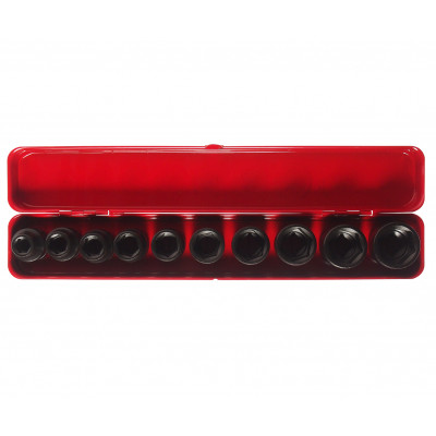 Набір головок ударних 1/2" 6гр. 10-24мм 10од. J410M JTC Набір головок ударних 1/2" 6гр. 10-24мм 10од. J410M JTC