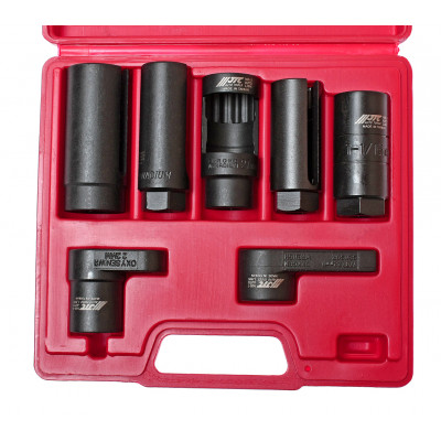 Набір спецголовок для зняття форсунок та датчиків 7од. 1425 JTC Набір спецголовок для зняття форсунок та датчиків 7од. 1425 JTC