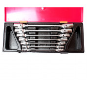 Набор ключей торцевых 6-19мм, с шарниром 7ед. K6072 JTC