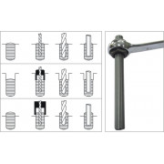 Набор экстракторов для поврежденных крепежных элементов 25ед. 4733 JTC
