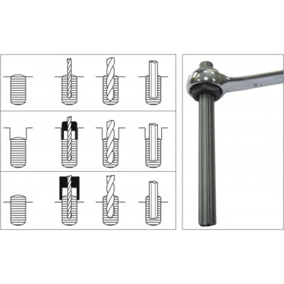 Набір екстракторів 25од. 4733 JTC Набір екстракторів 25од. 4733 JTC