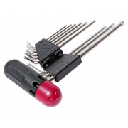 Набор ключей TORX удлиненных T10H-T50H с отверстием 9ед. 3924 JTC
