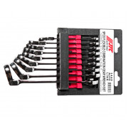 Набор ключей рожково-накидных шарнирных с трещоткой 8-17мм 9ед. 3448 JTC