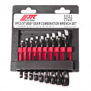 Набор ключей рожково-накидных с трещоткой 8-17мм 9ед. 5051 JTC