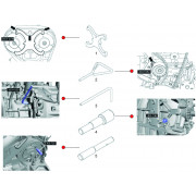 Набор фиксаторов FORD FOCUS, C-MAX 4763 JTC