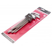 Набор ключей шестигранных с шаровидным наконечником 1.5-10мм 9ед. 3505 JTC