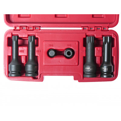 Набір сервісних головок 12-граней SPLINE 6од. 4094 JTC Набір сервісних головок 12-граней SPLINE 6од. 4094 JTC