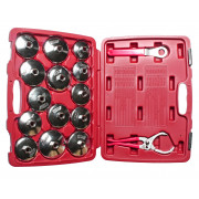 Набор съёмников масляного фильтра стальных 16ед. 4666 JTC