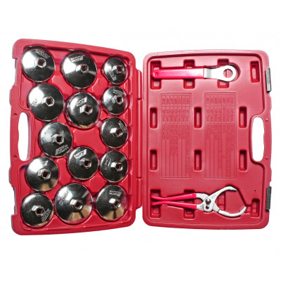 Набір знімачів для масляного фільтра 16од. 4666 JTC Набір знімачів для масляного фільтра 16од. 4666 JTC