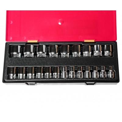 Набор головок 8-32мм, 1/2", 6гр. 22ед. K4221 JTC Набор головок 8-32мм, 1/2", 6гр. 22ед. K4221 JTC