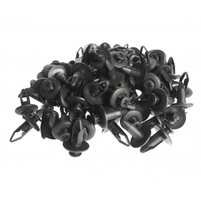 Клипса пластиковая автомобильная (бампер) ( уп 100 шт.) RD21 JTC Клипса пластиковая автомобильная (бампер) ( уп 100 шт.) RD21 JTC