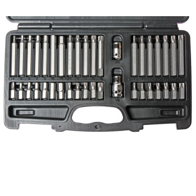 Набір біт TORX, HEX, SPLINE 40од. 3965 JTC Набір біт TORX, HEX, SPLINE 40од. 3965 JTC
