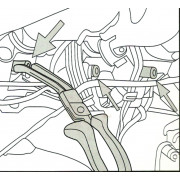 Клещи для коннектора свечи накаливания 4758 JTC