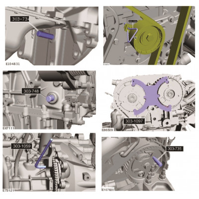Набір фіксаторів ГРМ FORD, MAZDA 4234 JTC Набір фіксаторів ГРМ FORD, MAZDA 4234 JTC