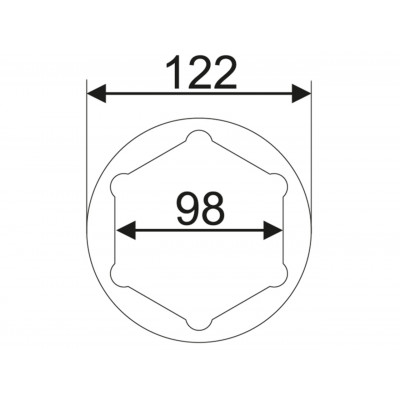 Головка ступична 98мм IVECO 5251 JTC Головка ступична 98мм IVECO 5251 JTC